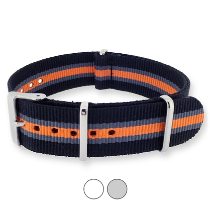 Heritage Schwarz NATO Uhrenarmband G10 Military Nylon Strap