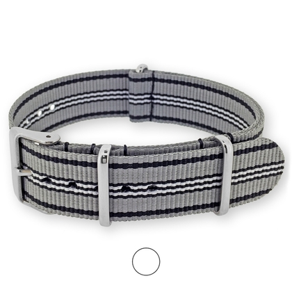 Vintage Monochrome NATO Uhrenarmband G10 Military Nylon Strap