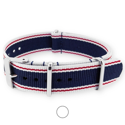 Selvedge Rotes NATO Uhrenarmband G10 Military Nylon Strap