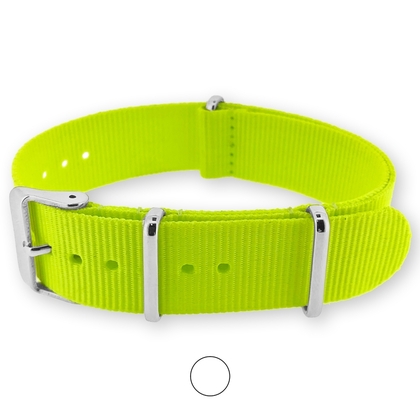 Neongelbes NATO Uhrenarmband G10 Military Nylon Strap