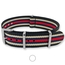 Schwarz Sand Blau Rot NATO Uhrenarmband G10 Military Nylon Strap