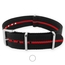 Skunk Rot NATO Uhrenarmband G10 Military Nylon Strap