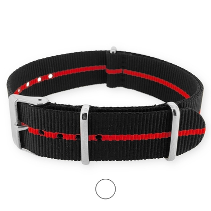 Skunk Rot NATO Uhrenarmband G10 Military Nylon Strap