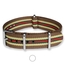 Braun Beige Grün Rot NATO Uhrenarmband G10 Military Nylon Strap