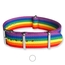 Regenbogen NATO Uhrenarmband G10 Military Nylon Strap