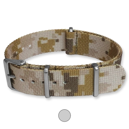 Camouflage Wüste Premium NATO Uhrenarmband G10 Military Nylon Strap