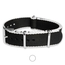 Schwarz Weiss Seatbelt NATO Strap Deluxe Nylon Uhrenarmband