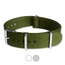 Armeegrün Seatbelt NATO Strap Deluxe Nylon Uhrenarmband