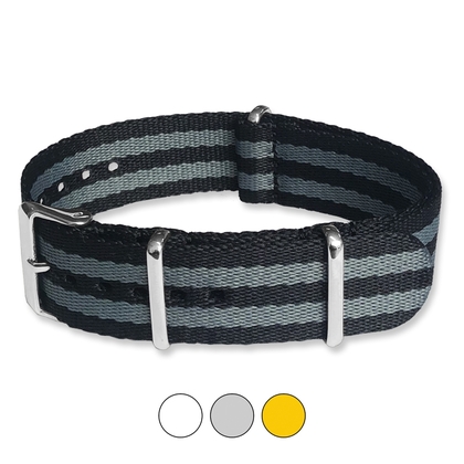 James Bond Seatbelt NATO Strap Deluxe Nylon Uhrenarmband