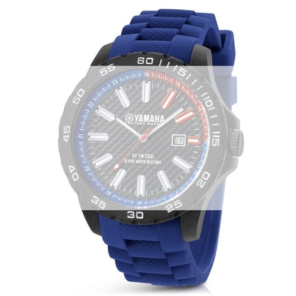 TW Steel Y1 Yamaha Factory Racing Uhrenarmband - Gummi Blau 20mm