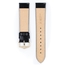 Hirsch Osiris Uhrenarmband Rindbox Leder Schwarz