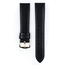 Hirsch Osiris Uhrenarmband Rindbox Leder Schwarz