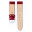 Hirsch Osiris Uhrenarmband Rindbox Leder Rot