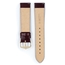Hirsch Osiris Uhrenarmband Rindbox Leder Weinrot