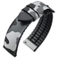 Hirsch John Performance Uhrenarmband Camouflage Grau Kautschuk
