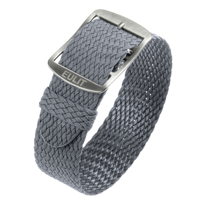 Eulit Perlon Uhrenarmband Baltic Grau