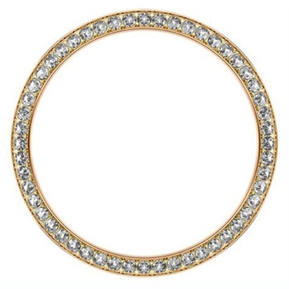 Marc Coblen / TW Steel Lünette 42mm Rosegoldener Stahl Weisser Kristallring - MCB42R001