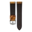 Hirsch Leaf Performance Uhrenarmband Echtes Blatt Braun / Kautschuk Braun