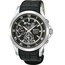 Seiko Premier Uhrenarmband SPC053P1 Leder Schwarz