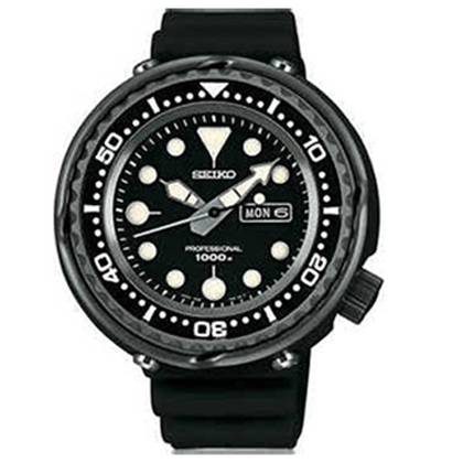Seiko Prospex Uhrenarmband SBBN011J Gummi Schwarz