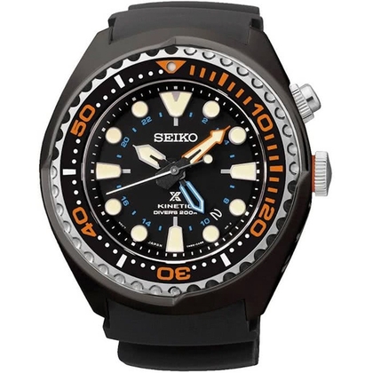 Seiko Prospex Kinetic uhrenarmband SUN023 Gummi Schwarz
