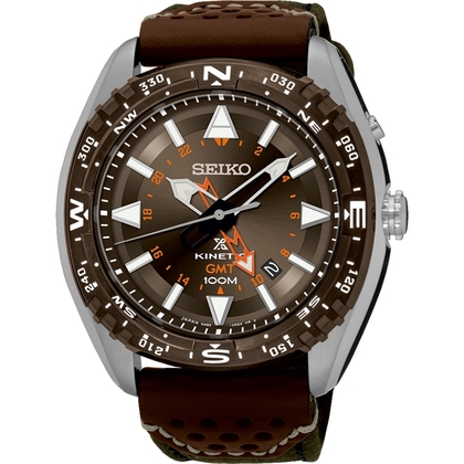 Seiko prospex Uhrenarmband SUN061 Leder Braun