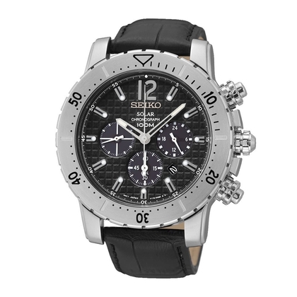Seiko solar chronograph 100m best sale