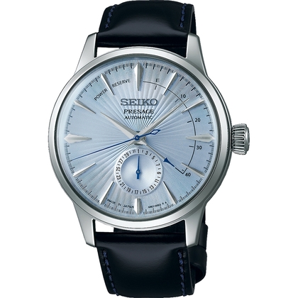 Seiko Presage Uhrenarmband SSA343 Leder Schwarz