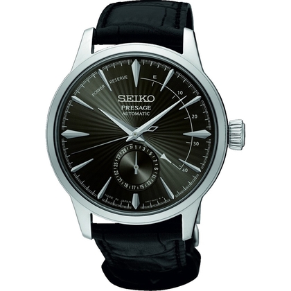 Seiko Presage Automatic Uhrenarmband SSA345 Leder Schwarz