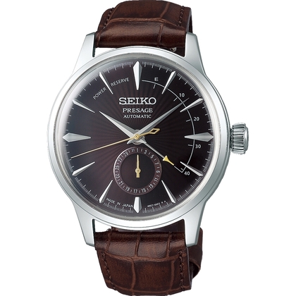 Seiko Presage Automatic Uhrenarmband SSA393 Leder Braun 20mm