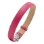 NIMA Atelier Seth Kalbsleder Armband mit Faltschliesse Rosa