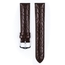 Hirsch Crocograin Uhrenarmband Braun