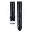Hirsch Crocograin Uhrenarmband Schwarz