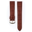 Hirsch Duke Uhrenarmband Alligatorgrain Goldbraun