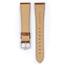 Hirsch Siena Uhrenarmband Toskanisches Kalbsleder Goldbraun