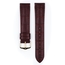 Hirsch Duke Uhrenarmband Alligatorgrain Weinrot