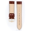 Hirsch Crocograin Uhrenarmband Goldbraun