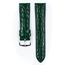 Hirsch Crocograin Uhrenarmband Grün