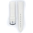 Hirsch Duke Uhrenarmband Alligatorgrain Weiss
