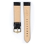 Hirsch Rainbow Uhrenarmband Lizardgrain Schwarz