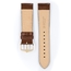 Hirsch Rainbow Uhrenarmband Lizardgrain Goldbraun
