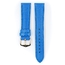 Hirsch Rainbow Uhrenarmband Lizardgrain Hellblau