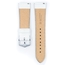 Hirsch Rainbow Uhrenarmband Lizardgrain Weiss