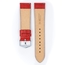 Hirsch Rainbow Uhrenarmband Lizardgrain Rot