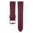 Hirsch Rainbow Uhrenarmband Lizardgrain Weinrot