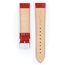 Hirsch Duke Uhrenarmband Alligatorgrain Rot
