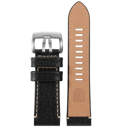 Luminox Field 1860 1861 Uhrenarmband Leder Schwarz 26mm - FE.1860.20Q