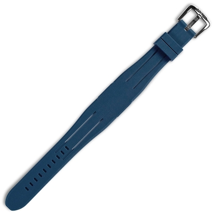 Locman Change Uomo Gummi Uhrenarmband Blau