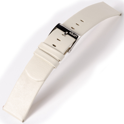 a.b.art Ersatzuhrenarmband D DL E EL ES I Serie Ecru 12, 21, 26 und 30 mm