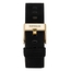 Infinum Firmitudo Uhrenarmband Wildleder Schwarz Goldene Schliesse 22mm